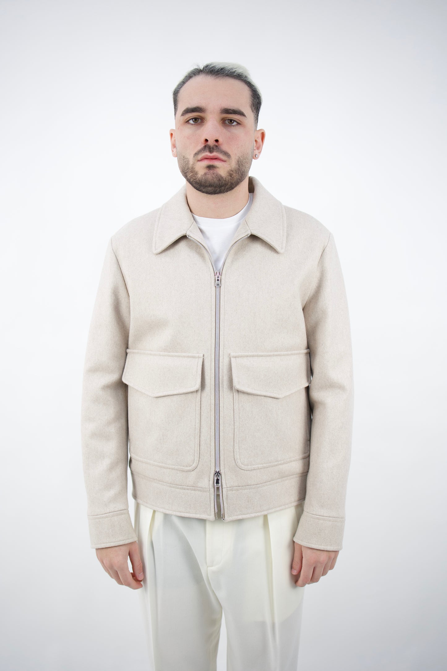 GIUBBINO LANA&CASHMERE BEIGE 57516/3 9369  L.B.M.