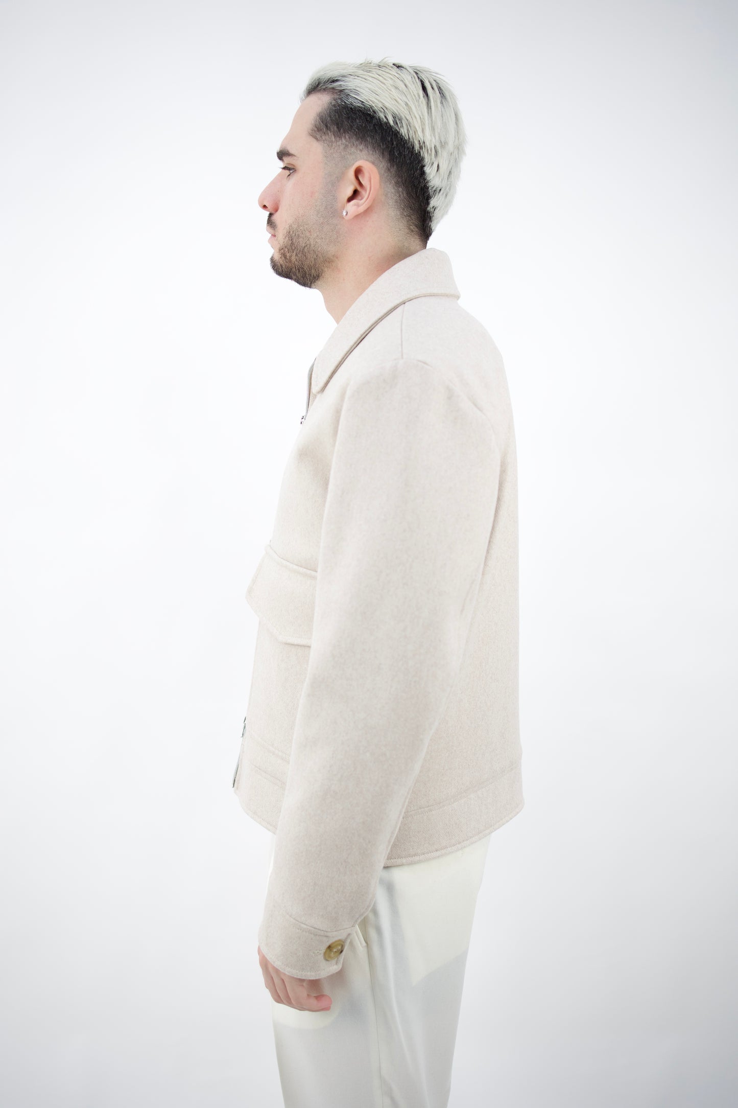 GIUBBINO LANA&CASHMERE BEIGE 57516/3 9369  L.B.M.