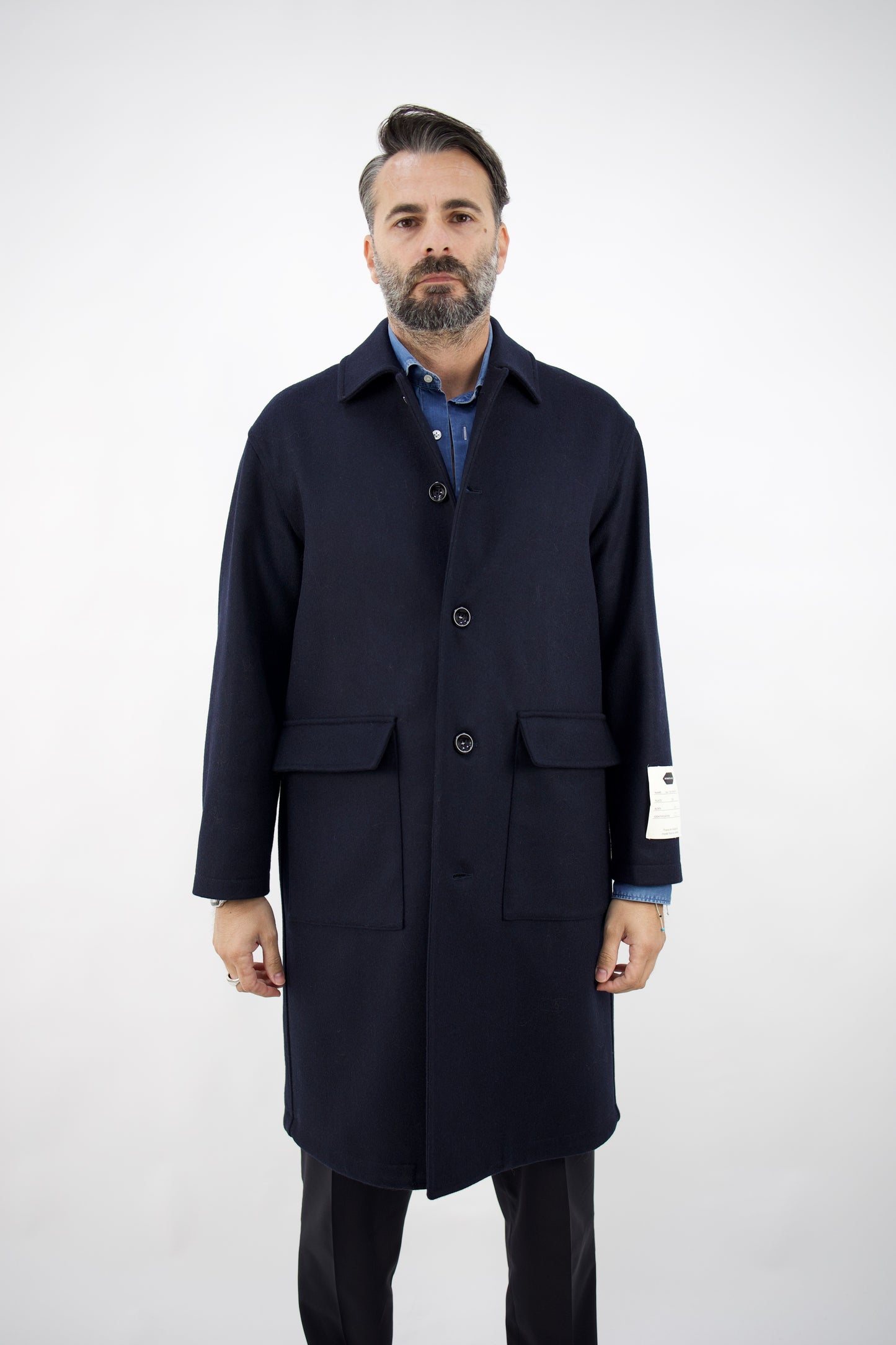 CAPPOTTO IN LANA BLU SANDIEGO/2K142 New York Resident