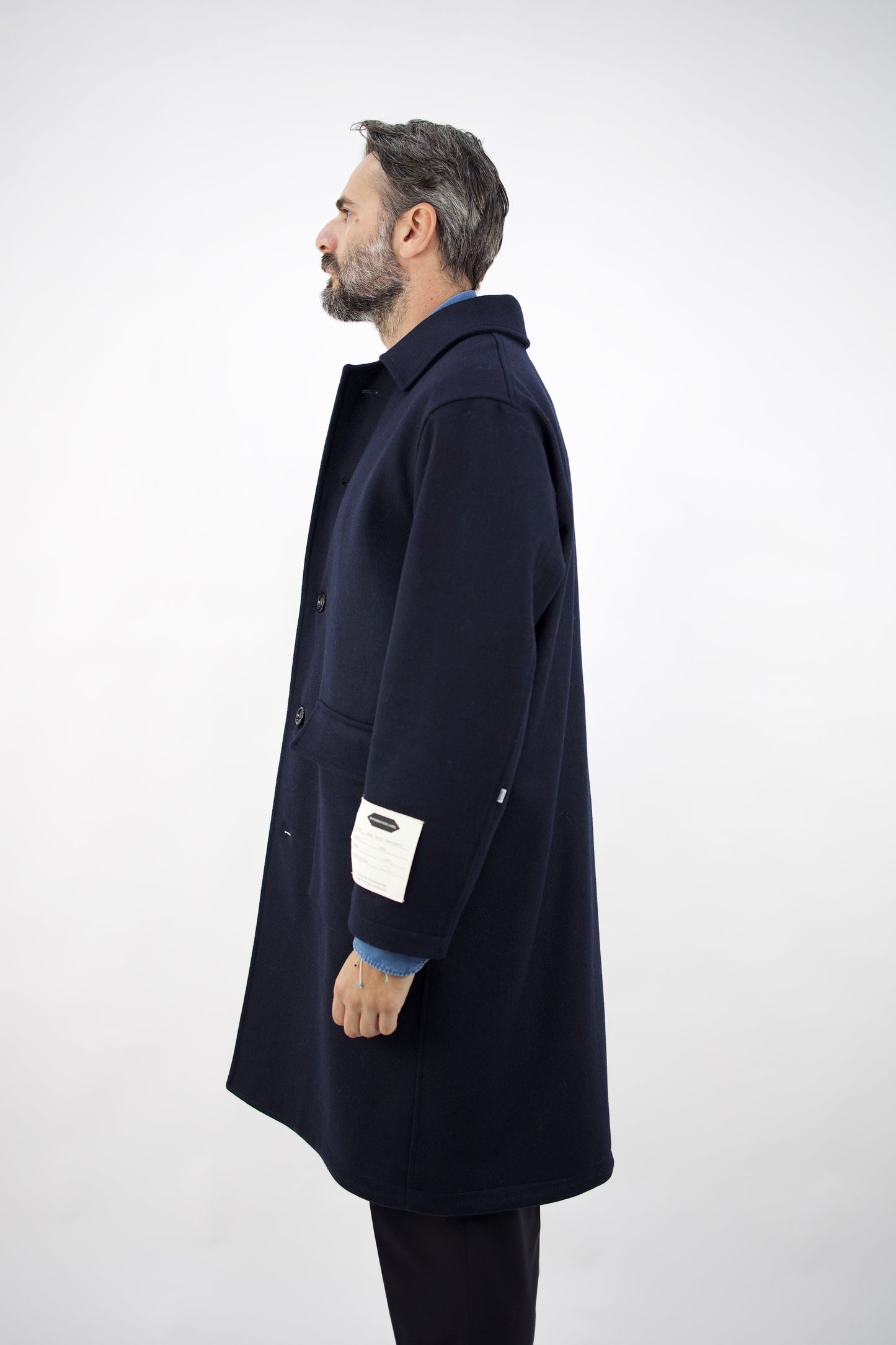 CAPPOTTO IN LANA BLU SANDIEGO/2K142 New York Resident