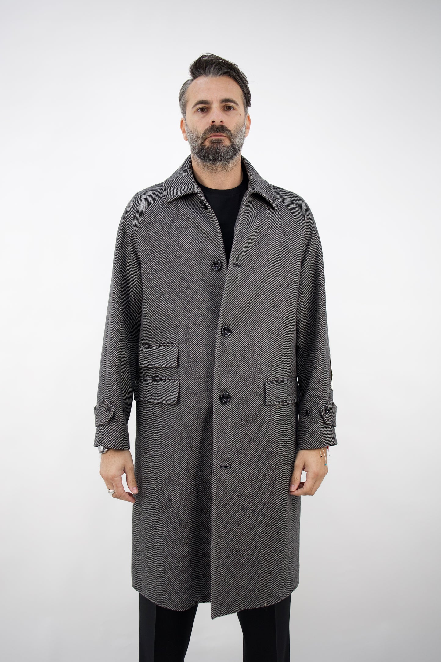 CAPPOTTO IN LANA GRIGIO PEORIA/2K152 F25 New York Resident