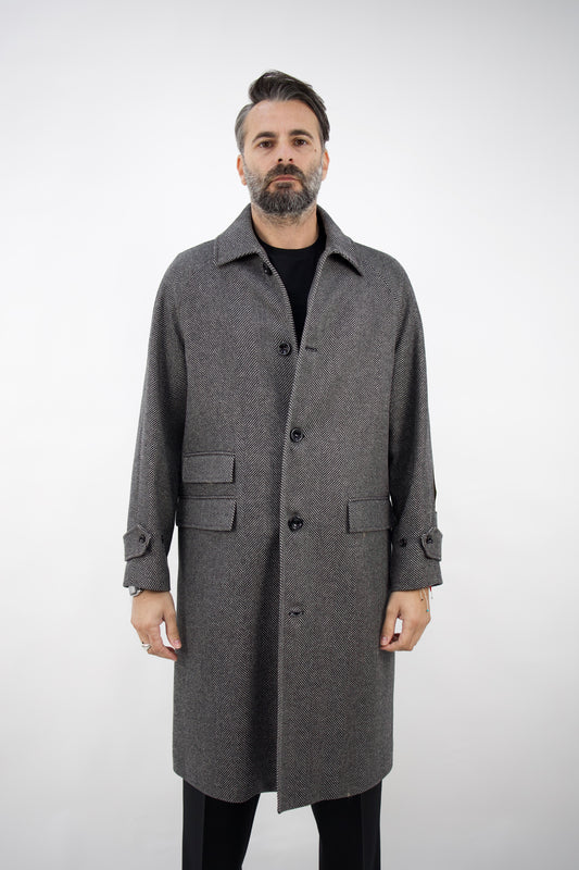 CAPPOTTO IN LANA GRIGIO PEORIA/2K152 F25 New York Resident