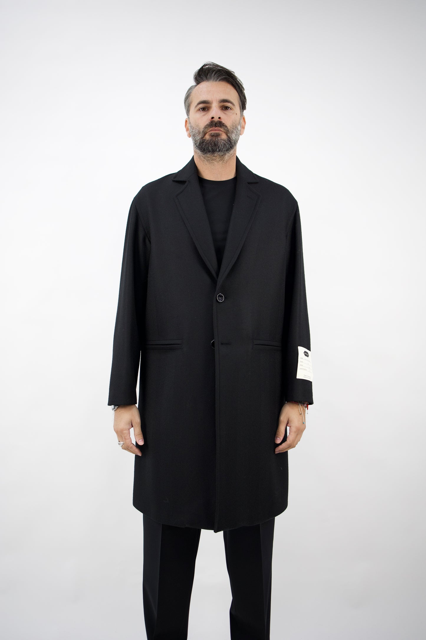 CAPPOTTO IN LANA NERO SEATTLE/2K106F25 New York Resident