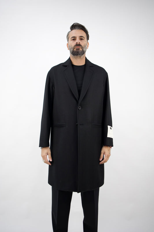 CAPPOTTO IN LANA NERO SEATTLE/2K106F25 New York Resident