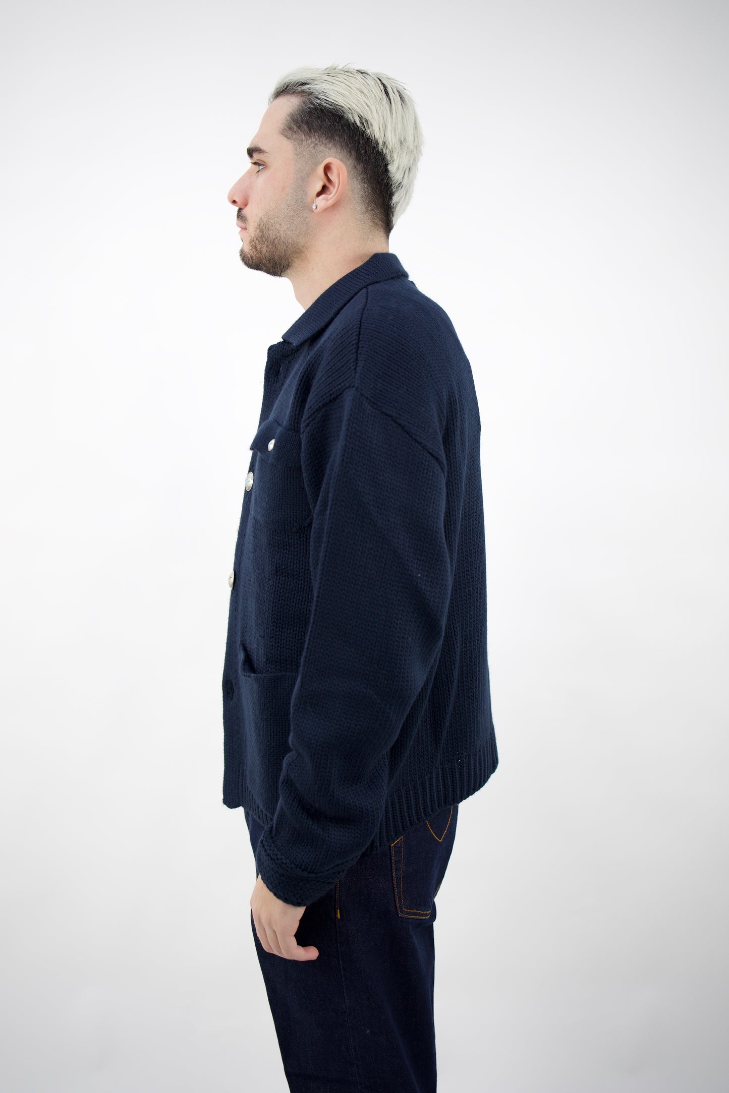 GIACCA BLU OVER TLCFW26M005 579 telacruda