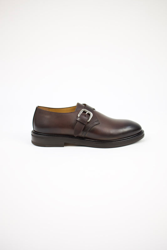 SCARPA MONOFIBIA IN PELLE TESTA DI MORO 85203 P.0  HENDERSON BARACCO