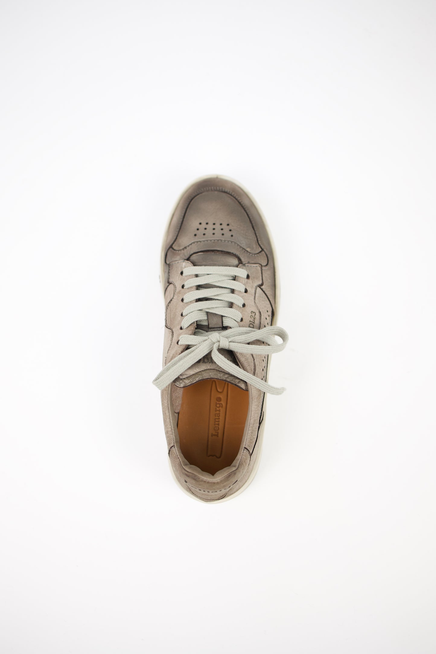 SNEAKERS PELLE LAVATO GRIGIO HB01A IENA LEMARGO