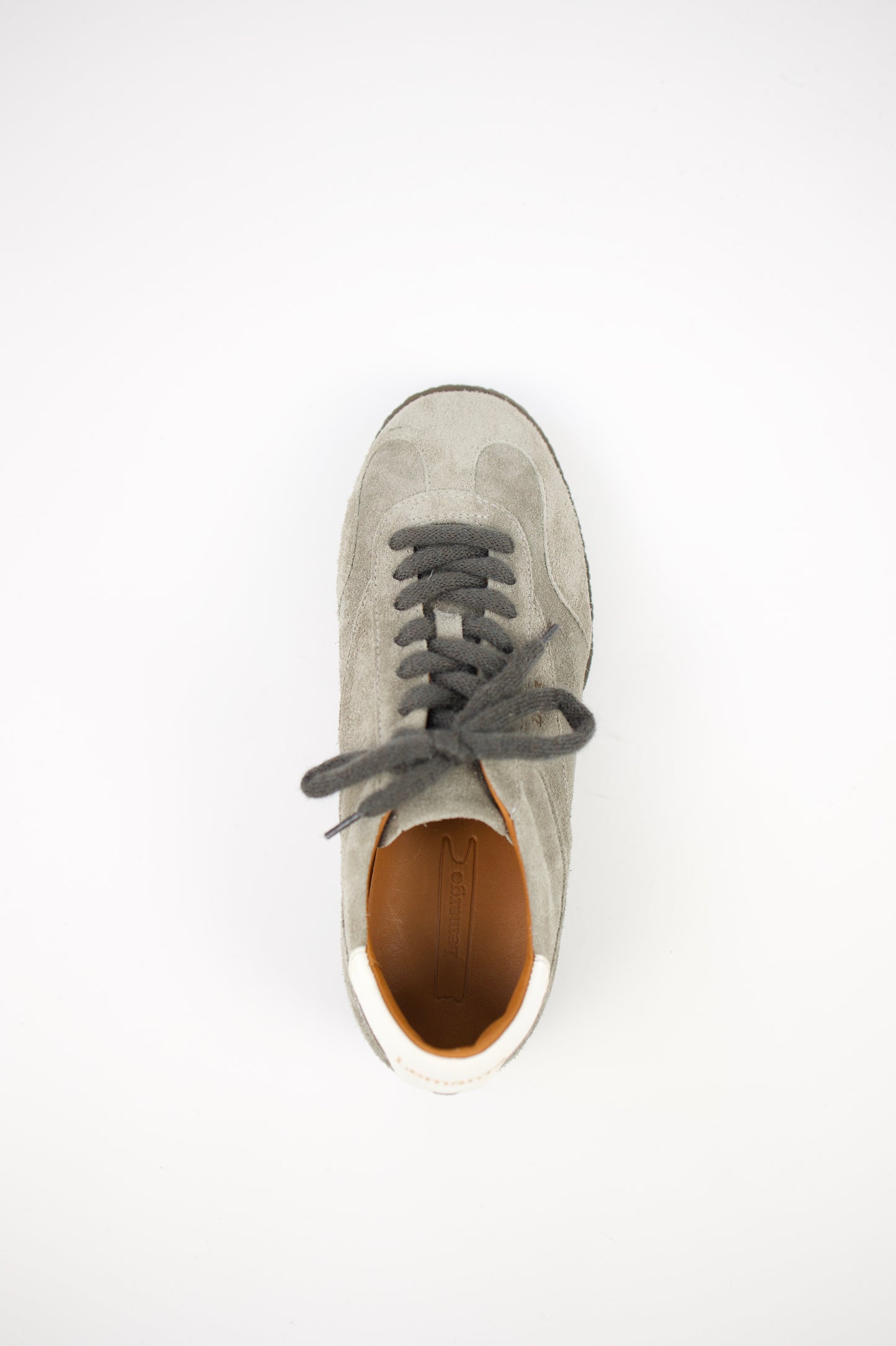 SNEAKERS DUSTININ PELLE GRIGIO IA03B DUSTIN POLVERE LEMARGO