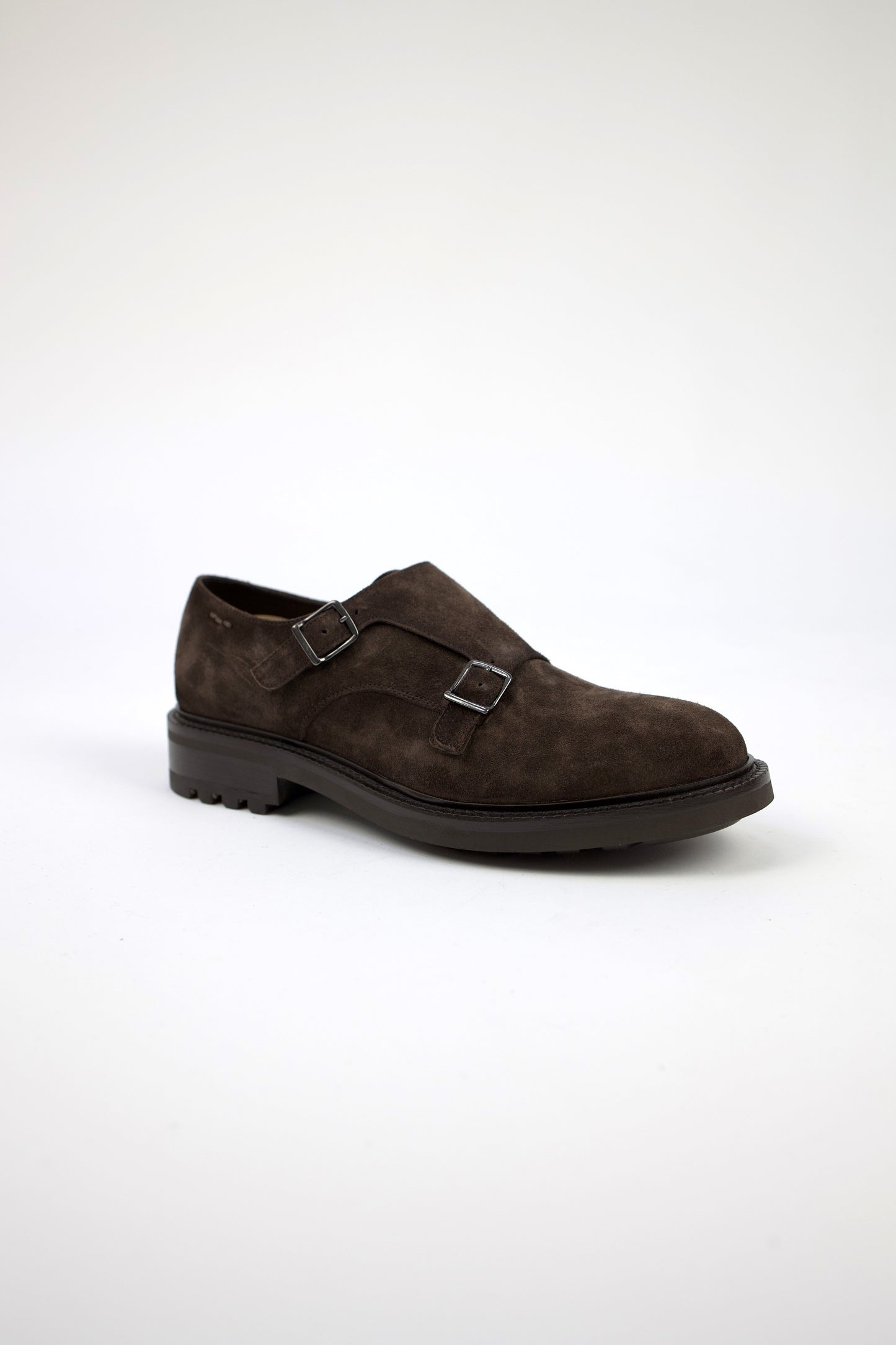 MOCASSINO DOPPIA FIBIA CAMOSCIO MARRONE 68062 Alexander Hotto