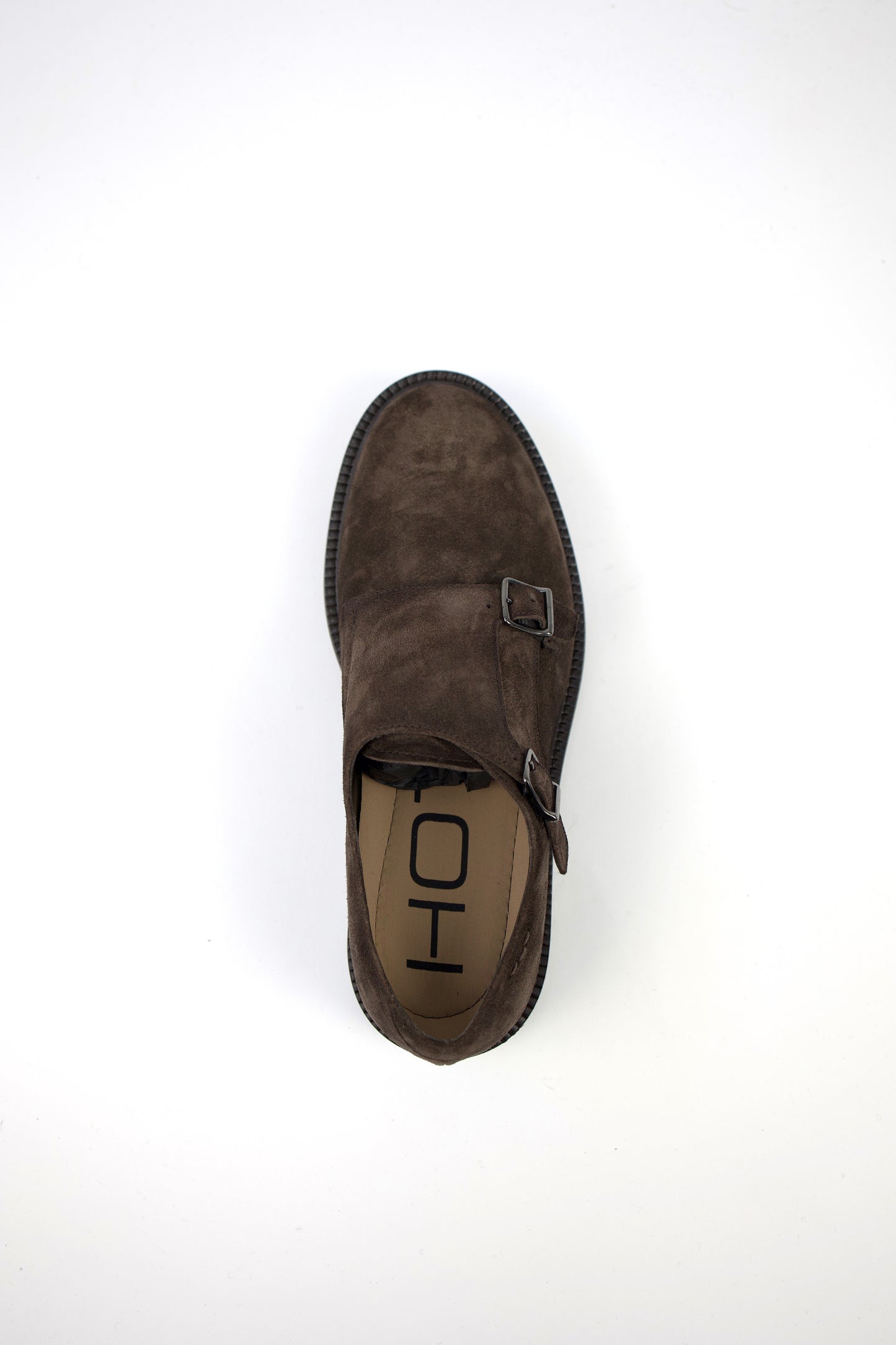 MOCASSINO DOPPIA FIBIA CAMOSCIO MARRONE 68062 Alexander Hotto