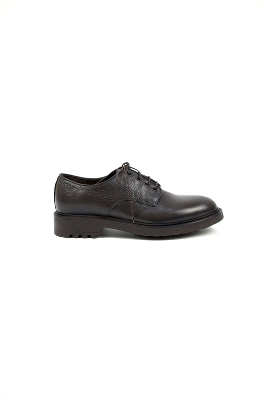SCARPA DERBY IN PELLE TESTA DI MORO 68038 Alexander Hotto