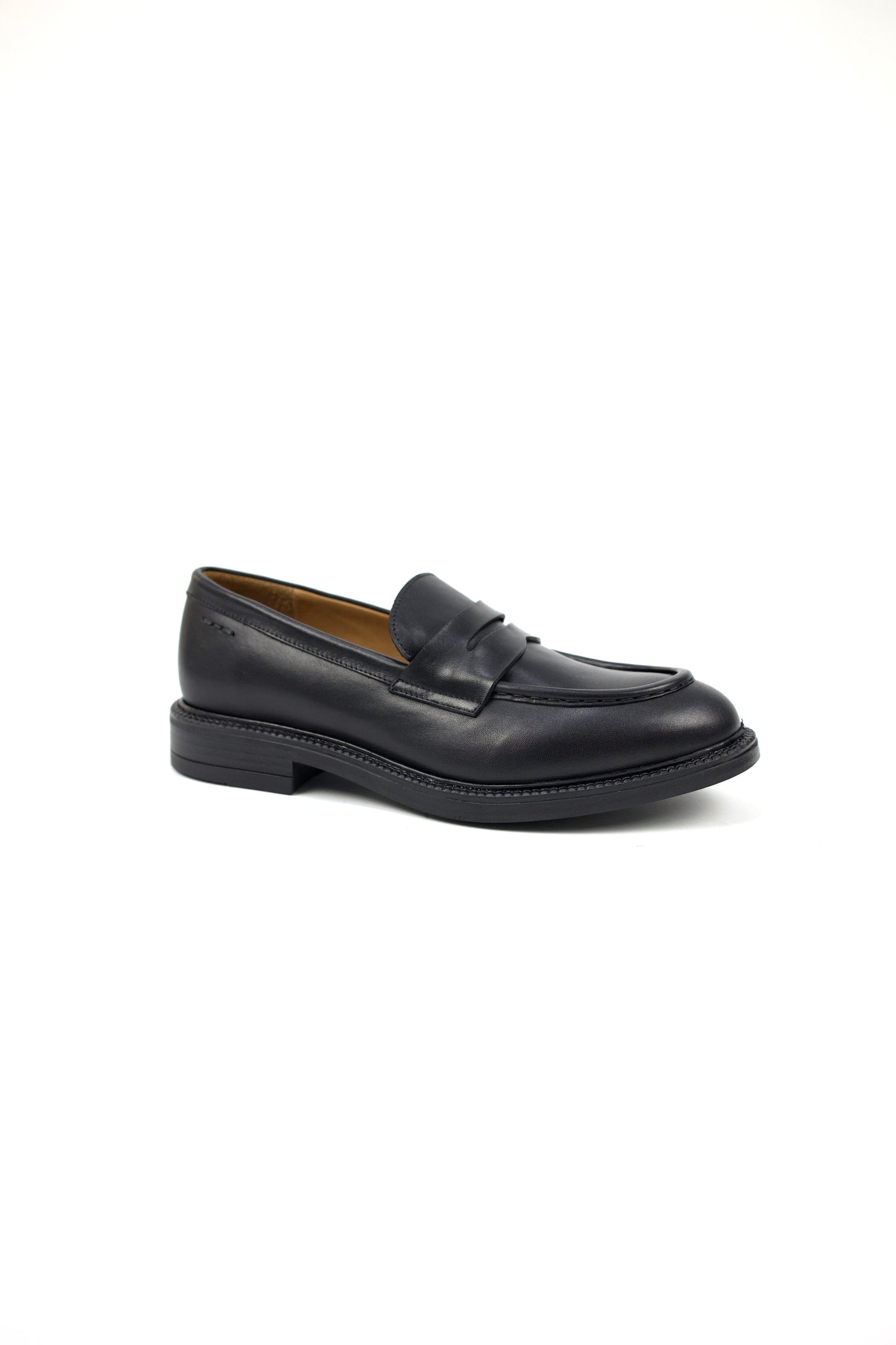 MOCASSINO IN PELLE NERO 68045 Alexander Hotto