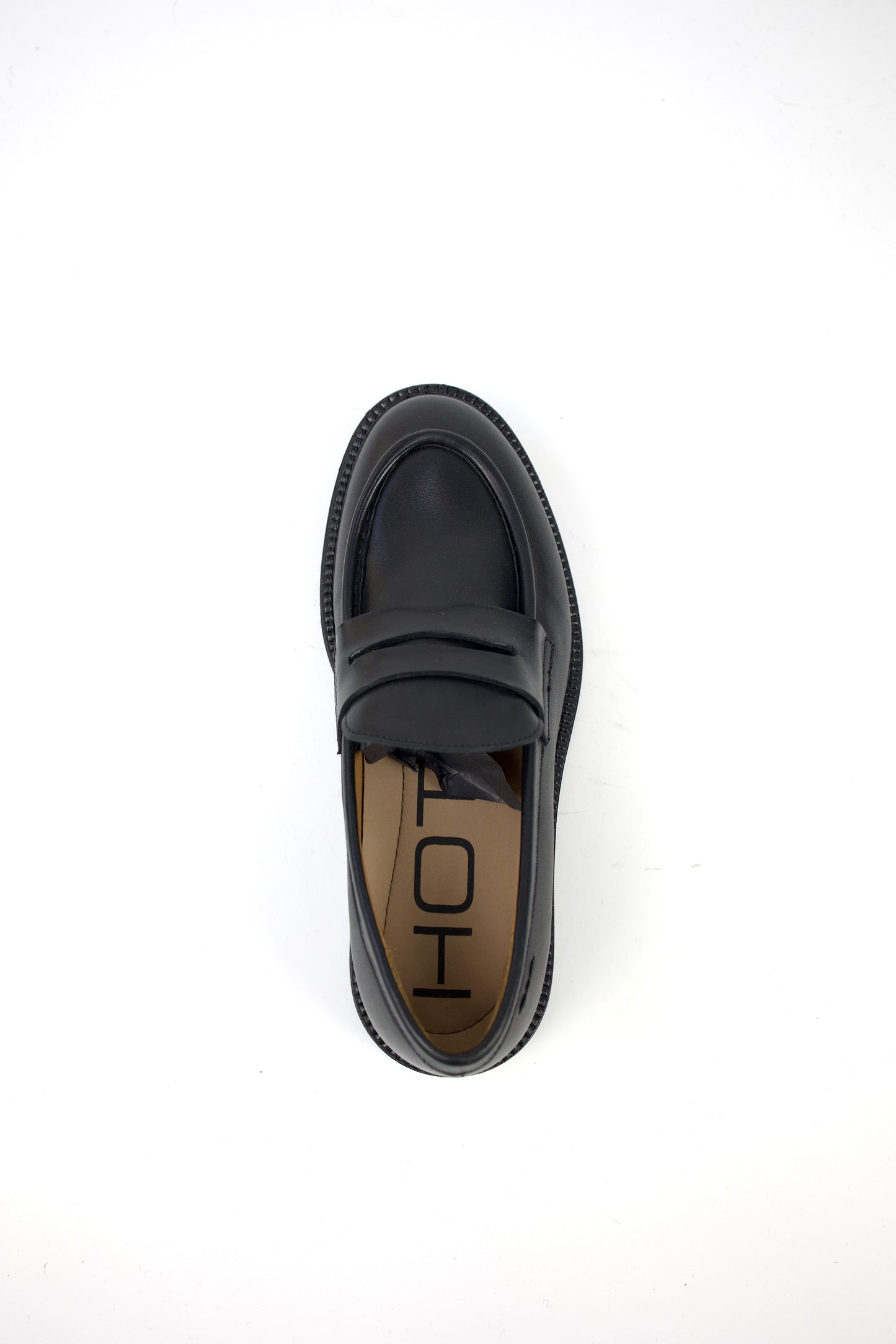 MOCASSINO IN PELLE NERO 68045 Alexander Hotto