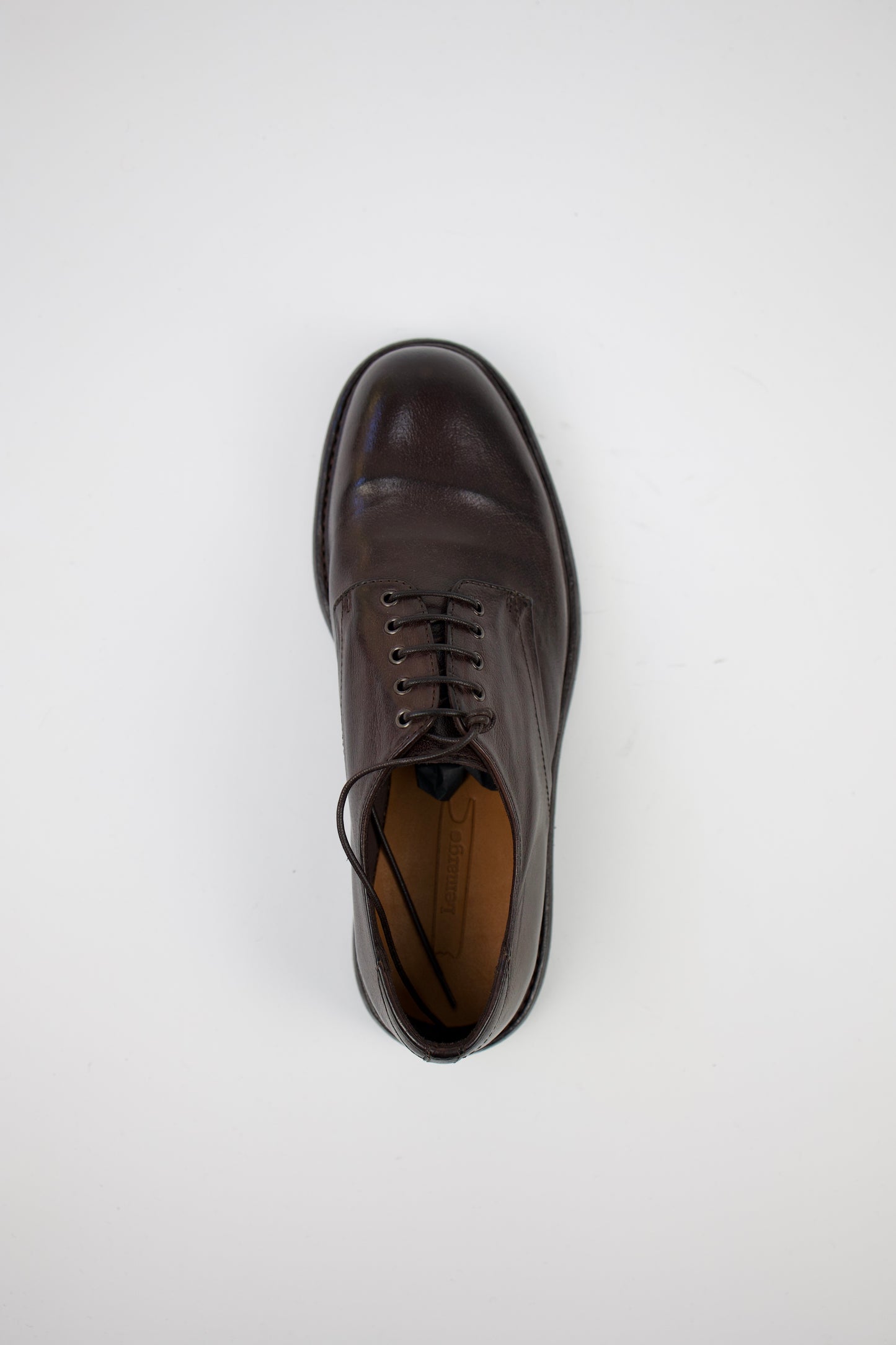 SCARPA DERBY IN PELLE EBANO IL02A LEMARGO