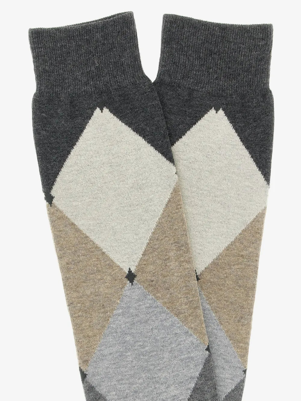 CALZINI A ROMBI GREY DIAMOND BALLANTYNE