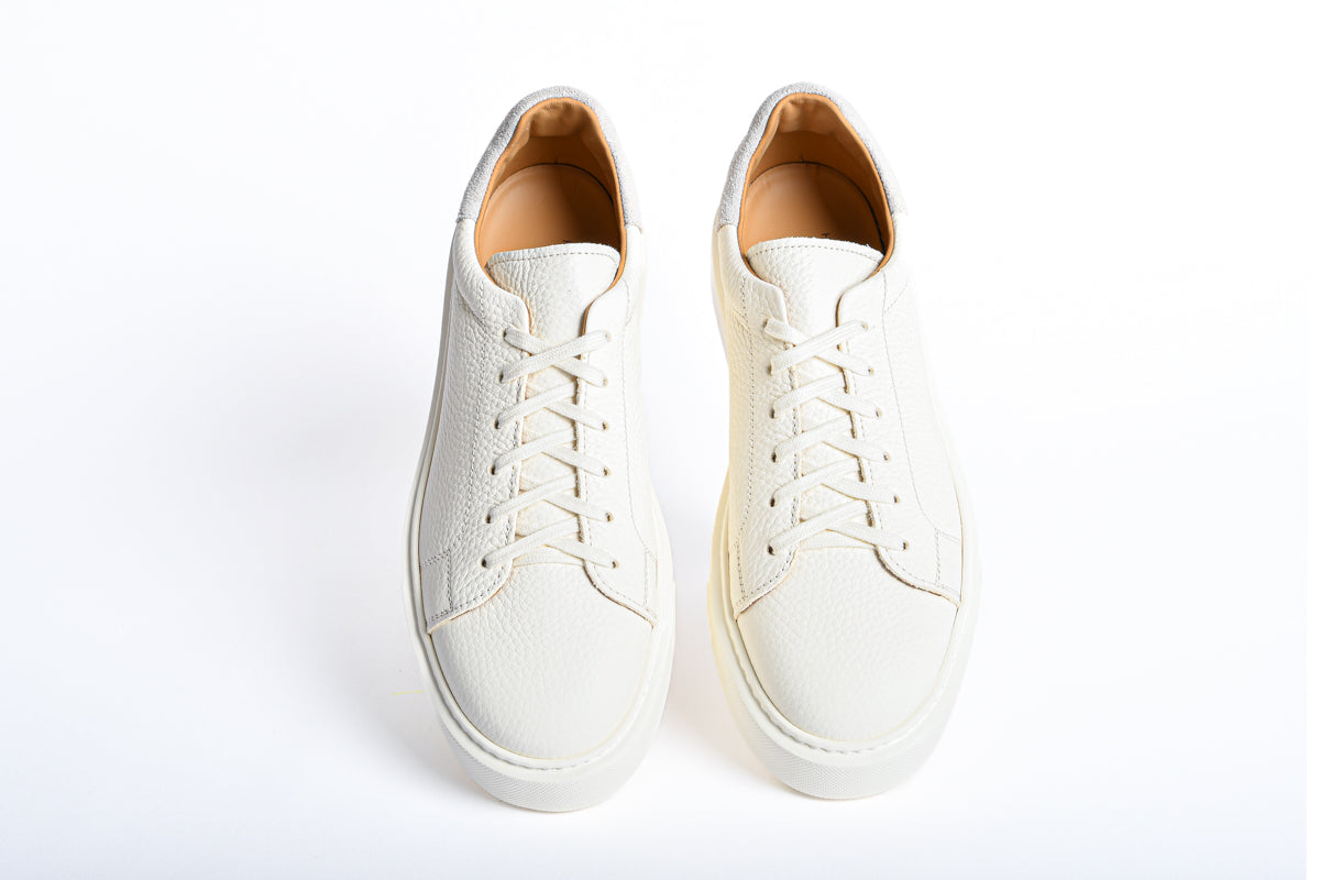 Sneakers in pelle di vitello LEONE.9 burro  HENDERSON BARACCO