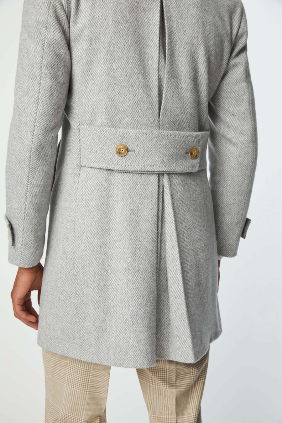 Cappotto doppiopetto grigio 45795/1 7453  L.B.M.