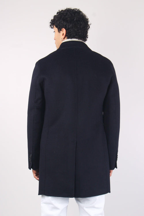 Cappotto doppiopetto blu navy GREGORIO DB palto'