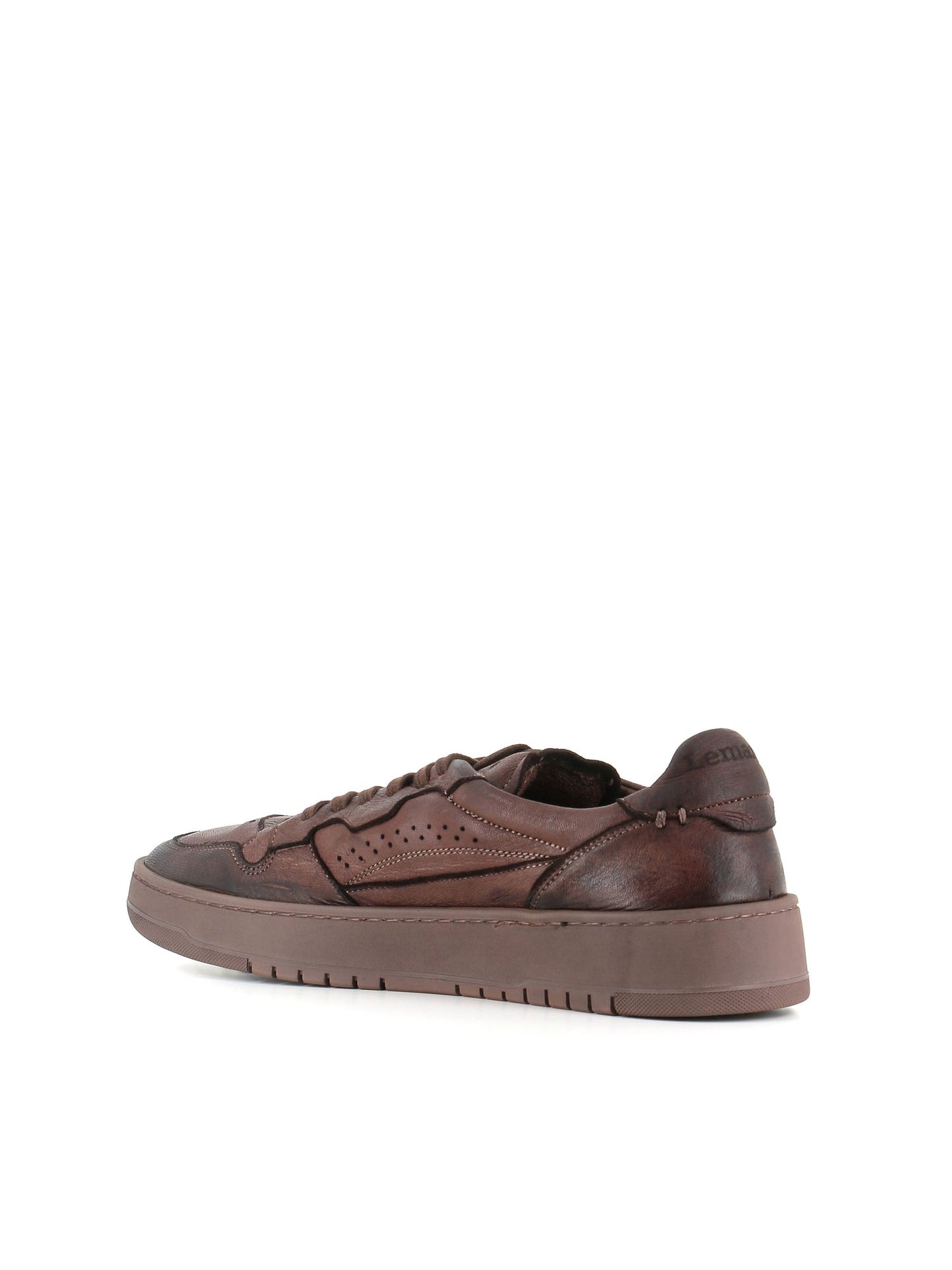 Sneakers in pelle ebano HB01A CERVO LEMARGO