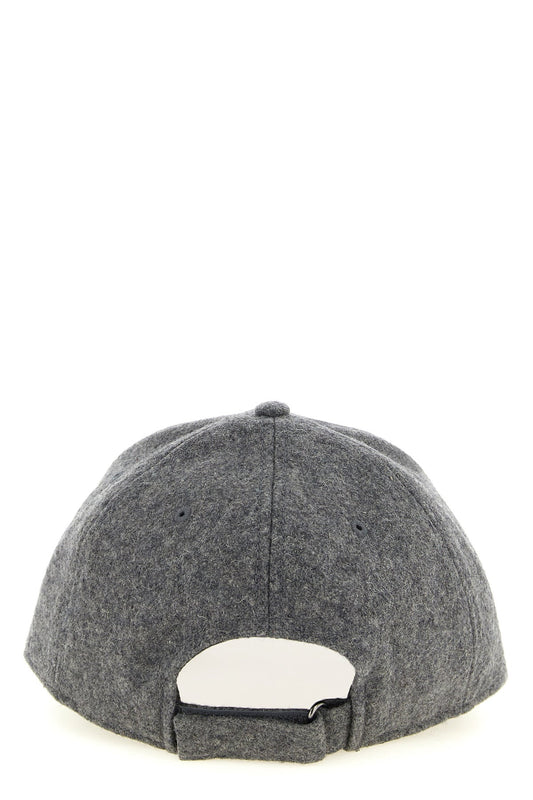 CAPPELLINO LOGO CON VISIERA GREY BALLANTYNE