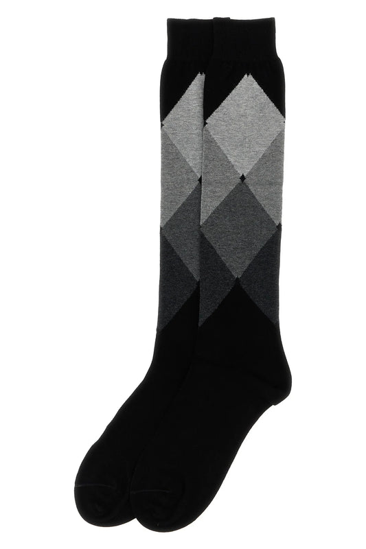 CALZINI A ROMBI BLACK DIAMOND BALLANTYNE