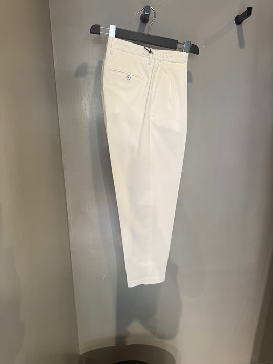 PANTALONE BIANCO PORTOBELLOSQD 325082 120 Quattro decimi BY Briglia
