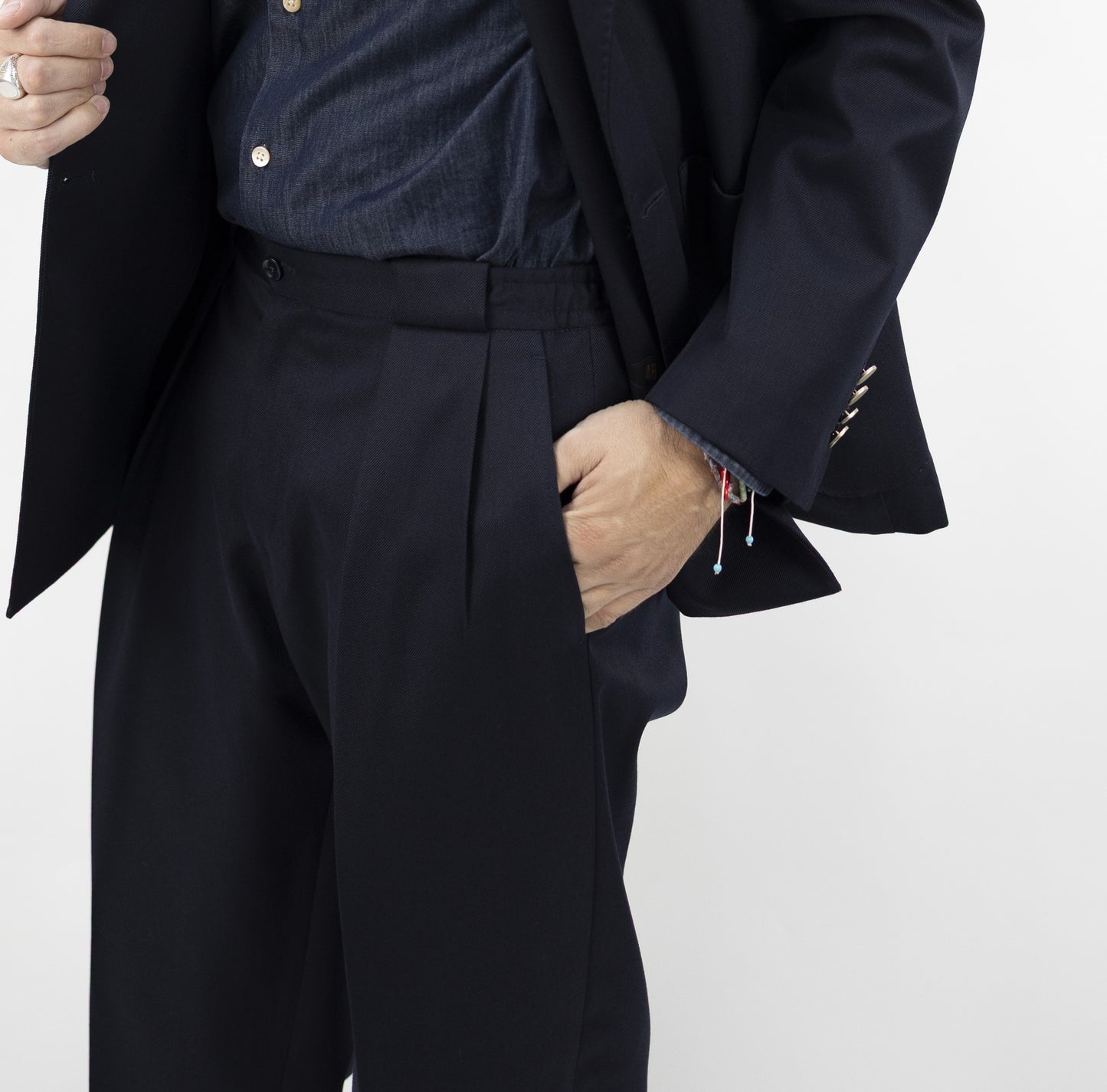 ABITO NAVY IN LANA BOLGHERIPOQD 400177B 011  Quattro decimi BY Briglia