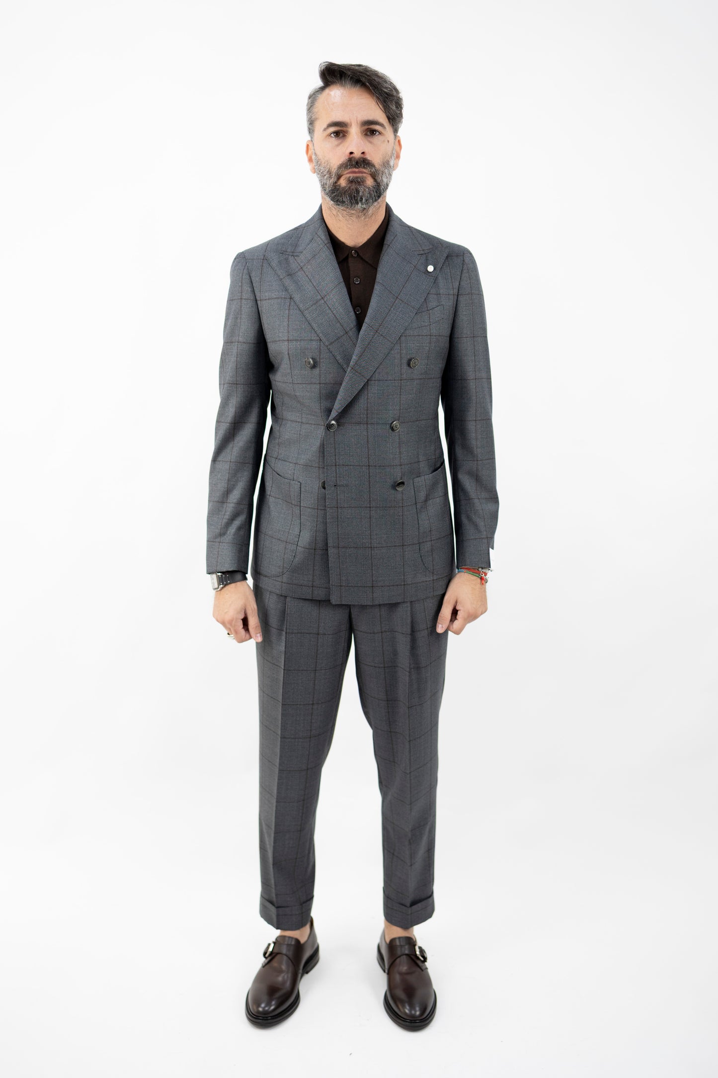 ABITO SARTORIALE MOTIVO PRINCIPE DI GALLES 53567/1 Luigi Bianchi