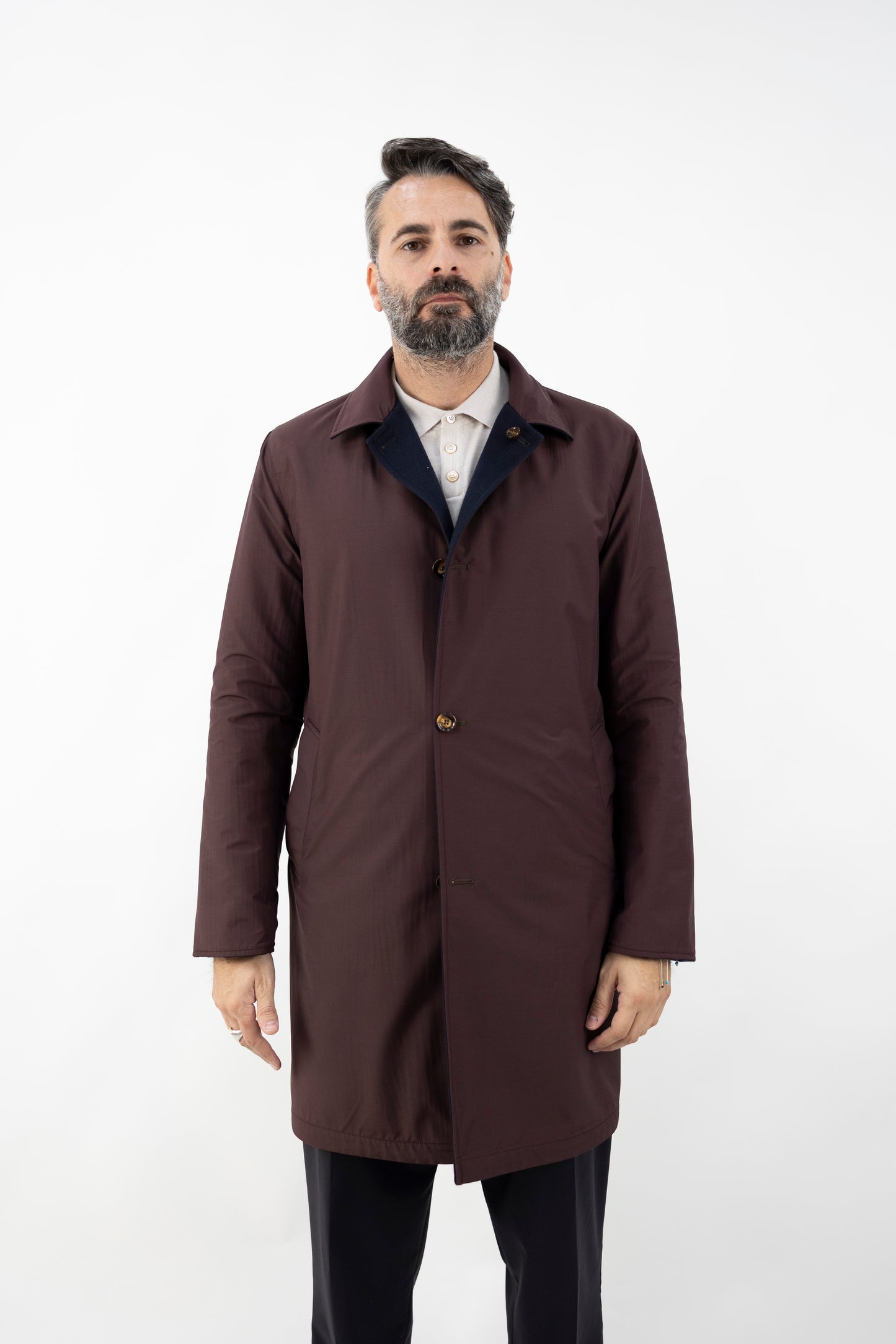 SOPRABITO REVERSIBILE PEAK NAVY/BURGUNDY WPEAKW681801909Z KIRED