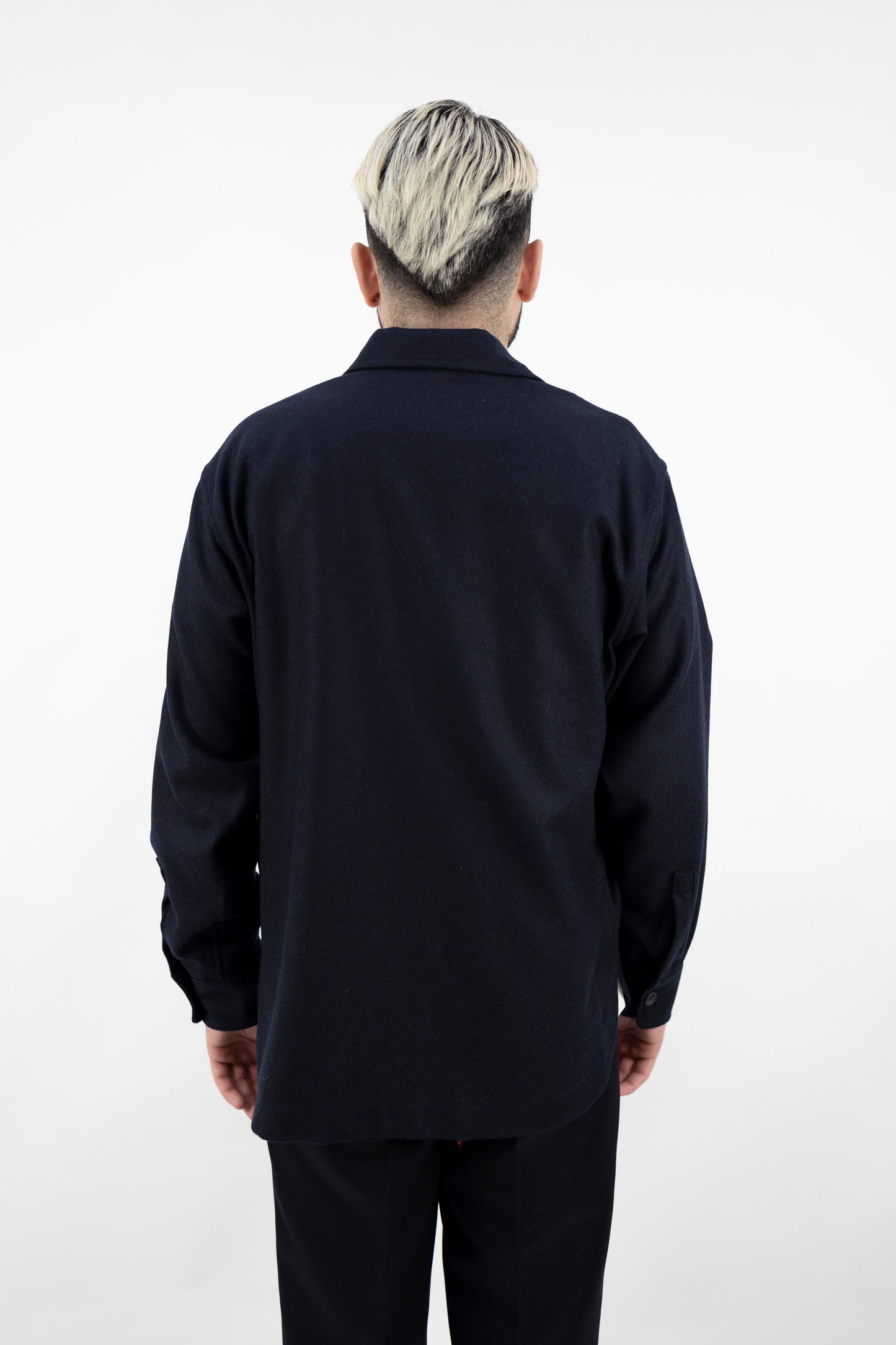 CAMICIA OVER BLU SRYHN9MUE1 Tintoria Mattei 954