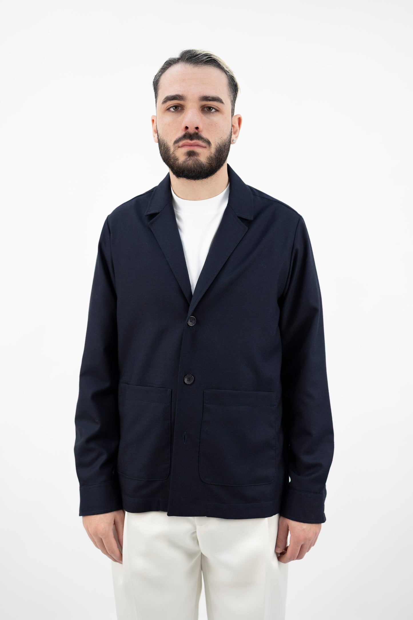 OVERJACKET BLU SRYTMKGUE1 Tintoria Mattei 954