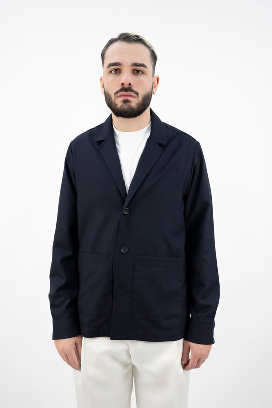 OVERJACKET BLU SRYTMKGUE1 Tintoria Mattei 954