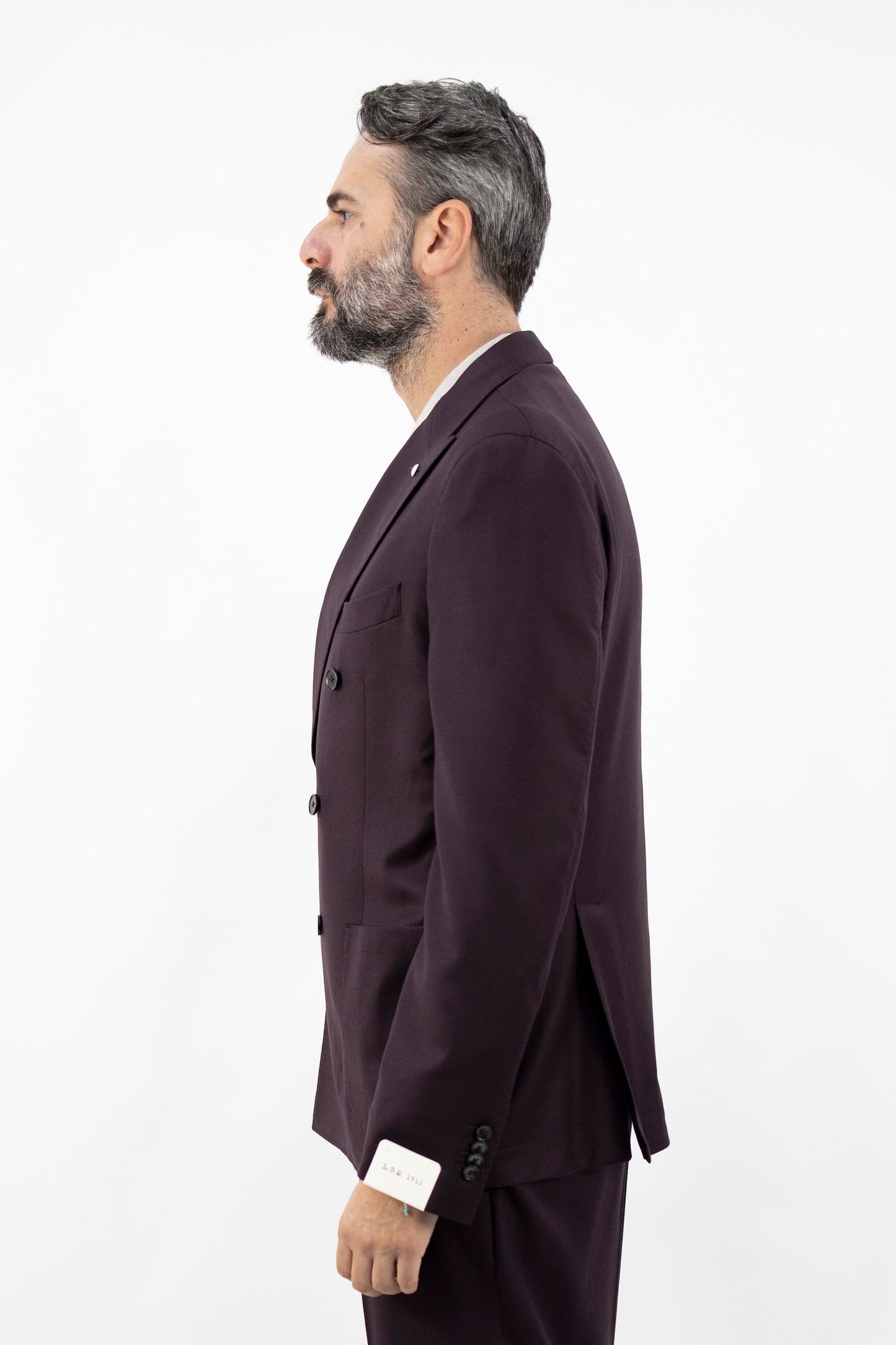 GIACCA TOM IN LANA BORDEAUX 54513/1 2686  L.B.M.