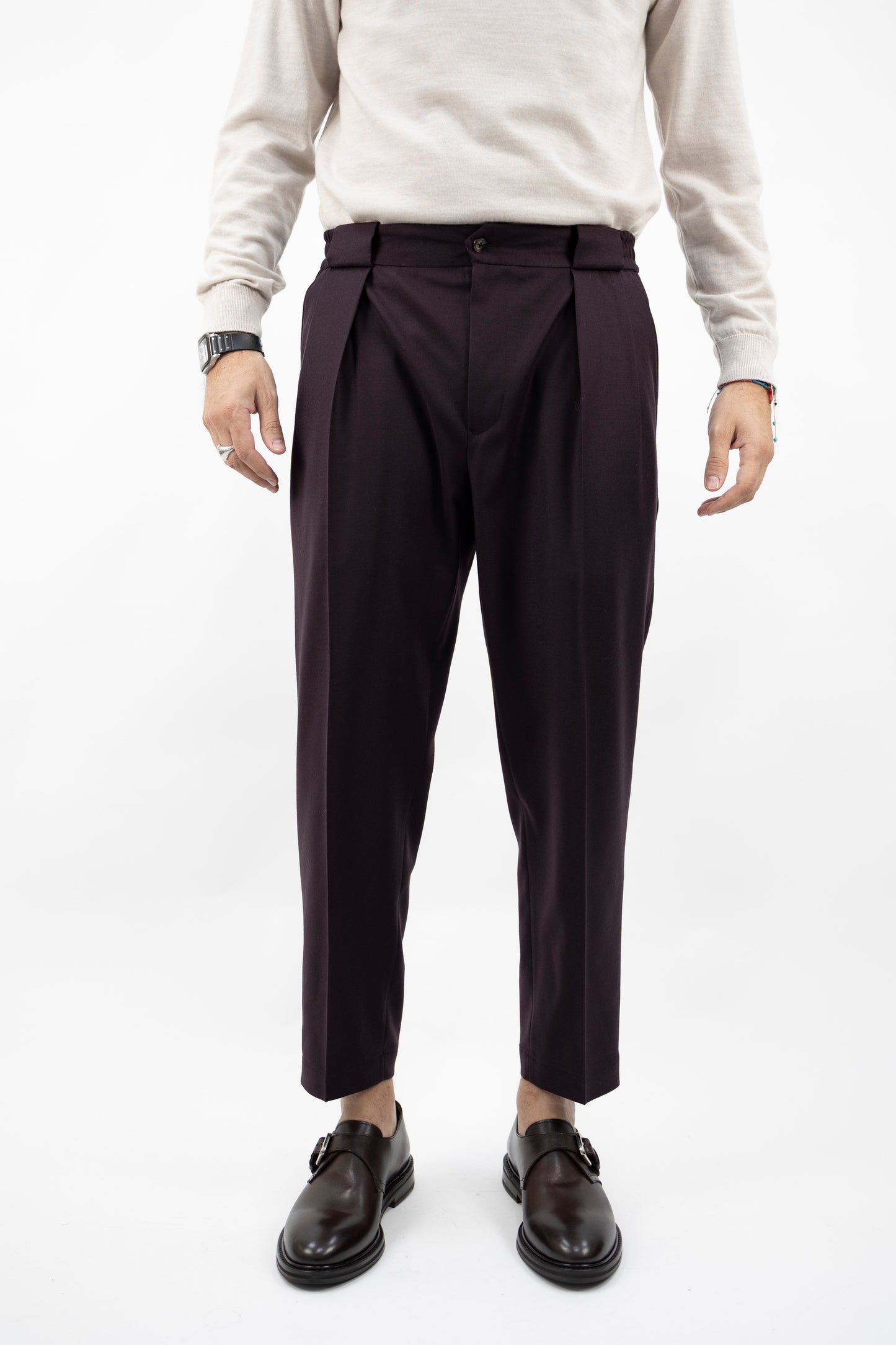 PANTALONE BORDEAUX CLARENCE 54513/1 8196  L.B.M.