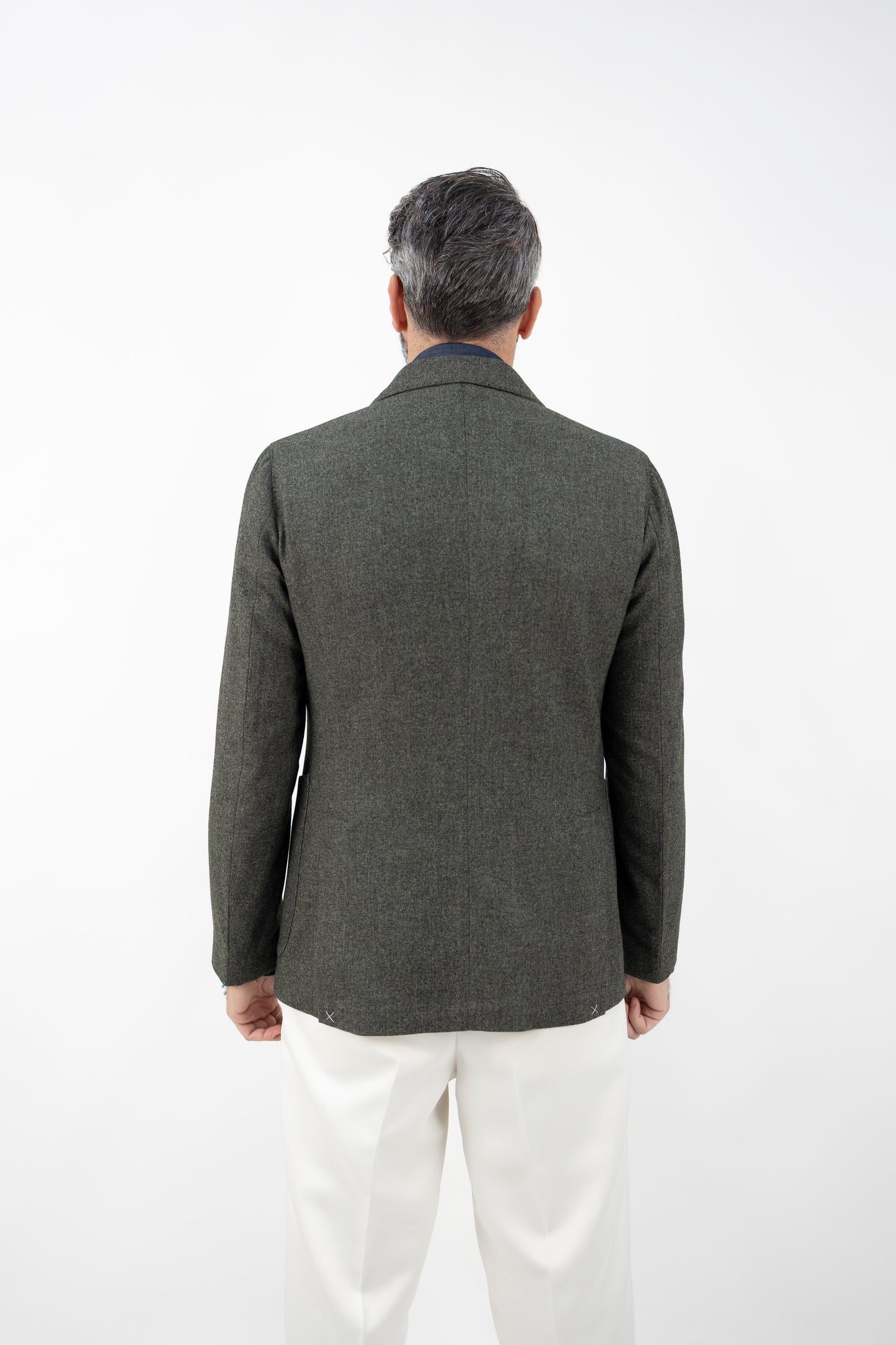 GIACCA DOPPIOPETTO VERDE PETRUSQD 400125 072 Quattro decimi BY Briglia