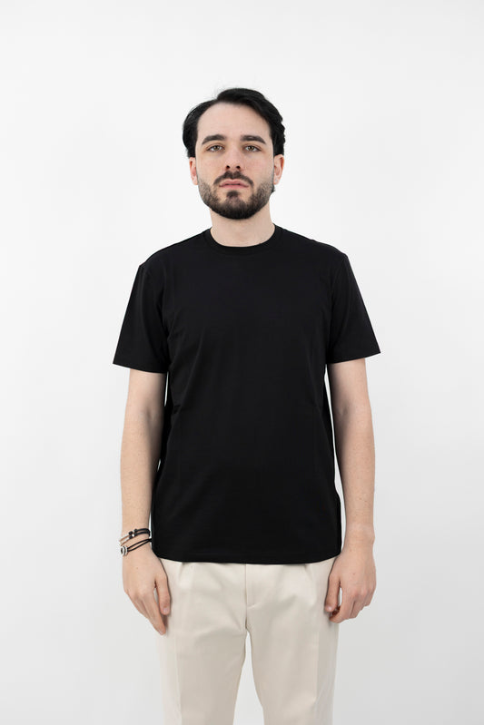 T-Shirt Cotone Jersey Light Nero - Maglieria - Altea