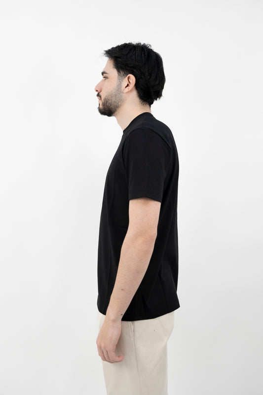 T-Shirt Cotone Jersey Light Nero - Maglieria - Altea