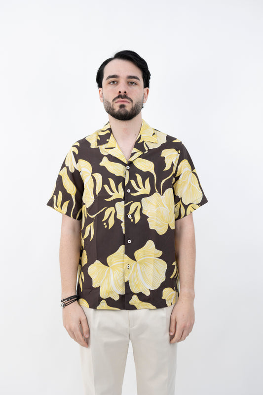Camicia a maniche corte con stampa floreale - Camicia - Altea