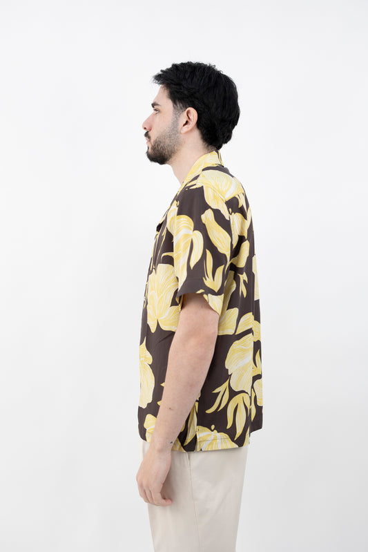 Camicia a maniche corte con stampa floreale - Camicia - Altea