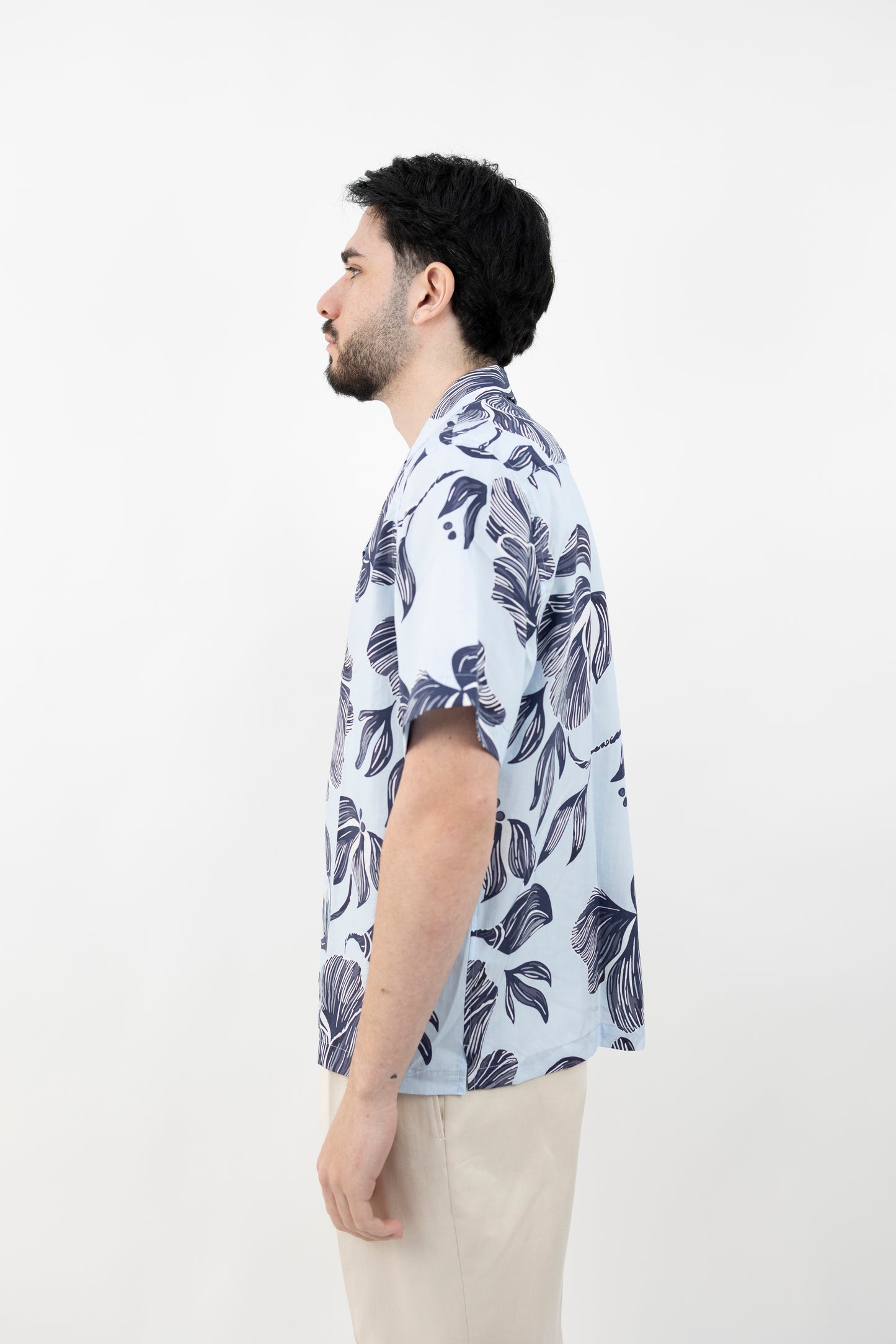 Camicia a maniche corte con stampa floreale - Camicia - Altea