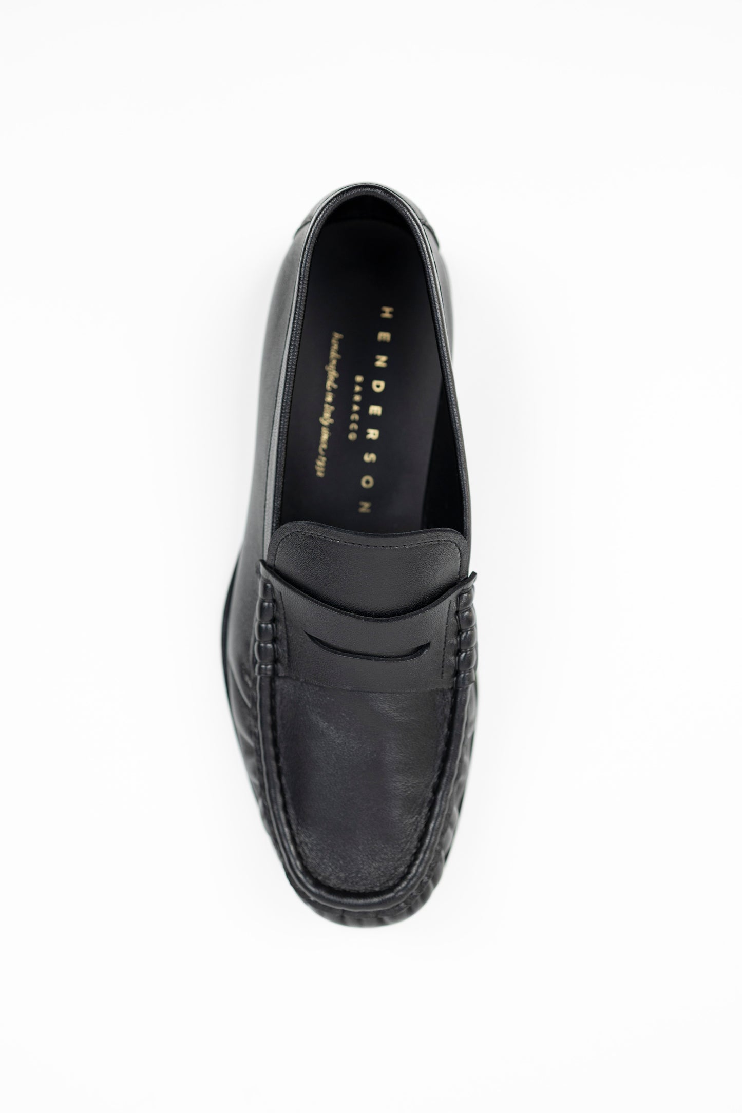 MOCASSINO PELLE NERO HUGO.P.0 HENDERSON BARACCO
