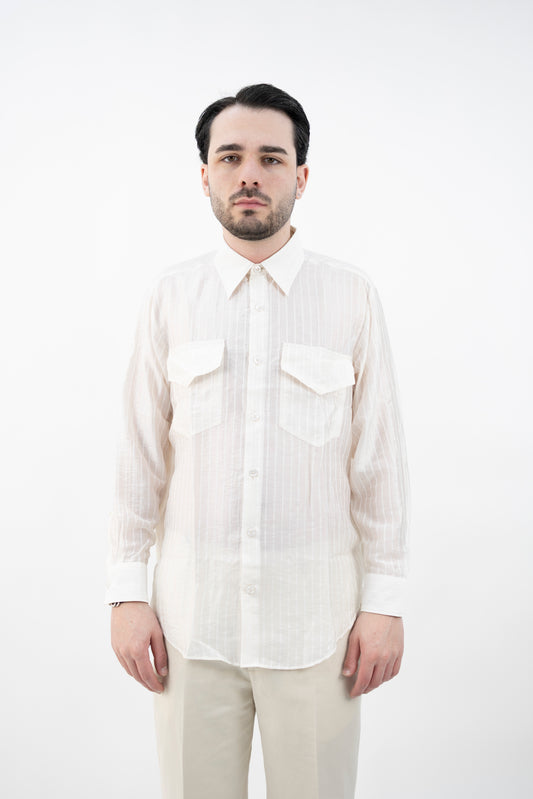CAMICIA RIGHE SOTTILI 8K055 066 New York Resident