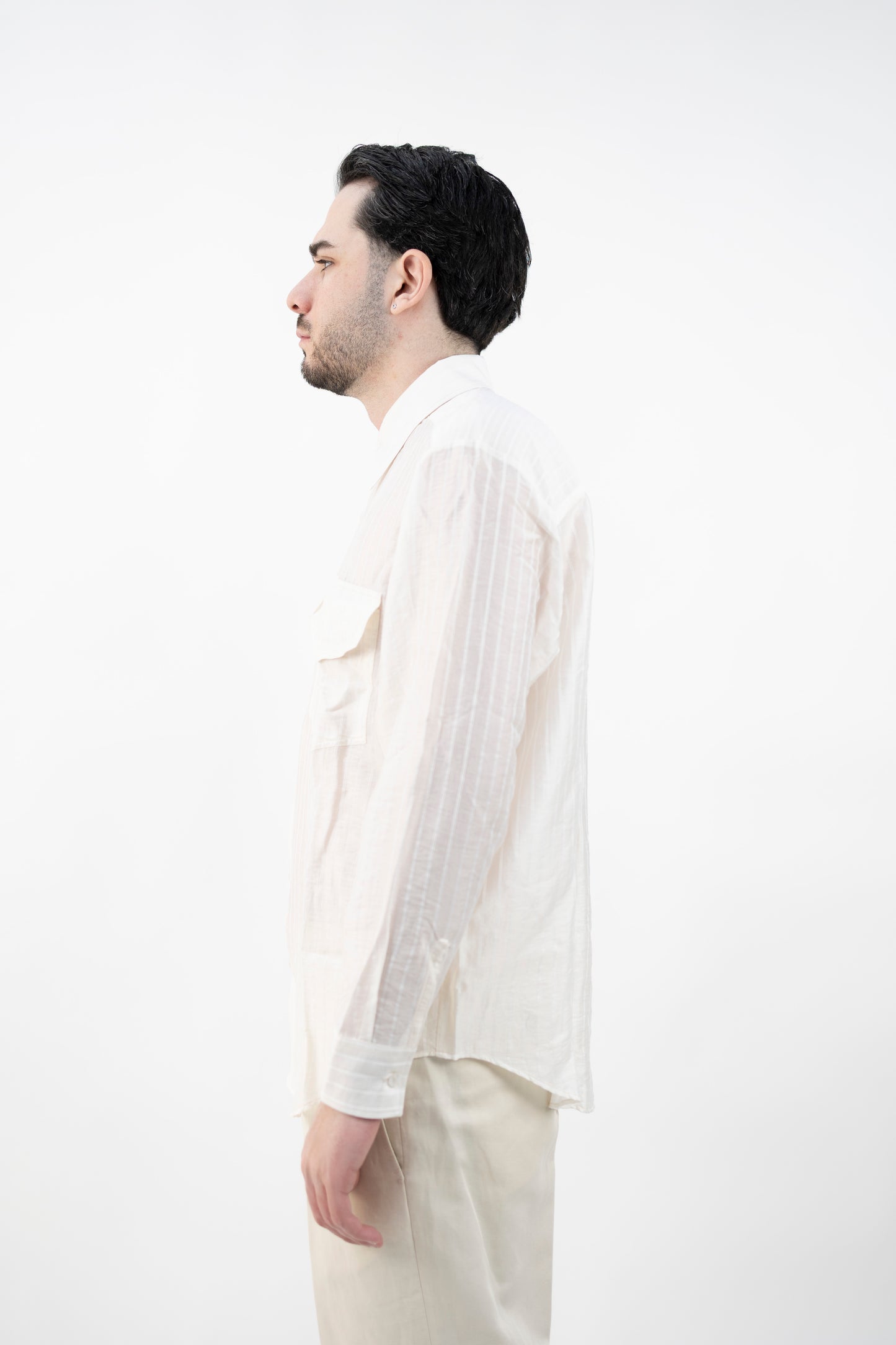 CAMICIA RIGHE SOTTILI 8K055 066 New York Resident