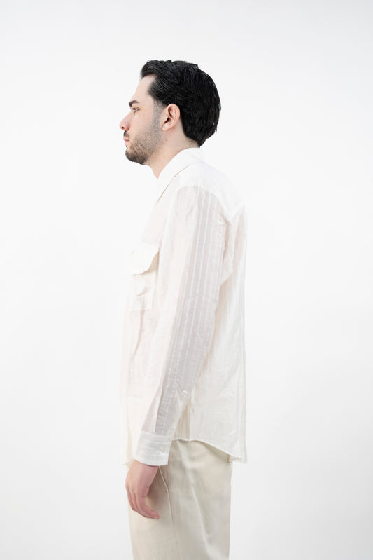 CAMICIA RIGHE SOTTILI 8K055 066 New York Resident