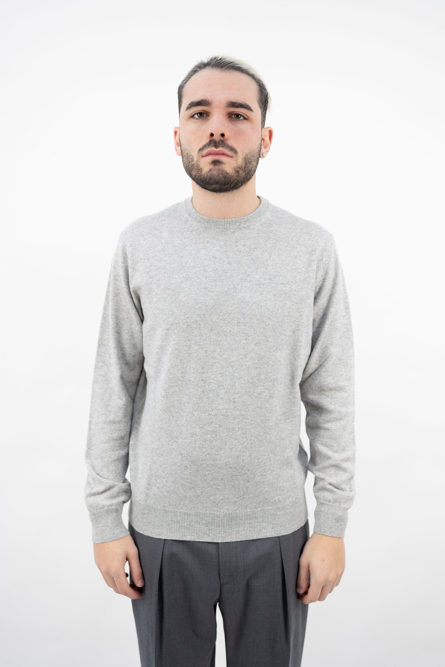 GIROCOLLO LANA&CASHMERE GRIGIO GC1ML WC12R 900 Filippo De Lurentiis