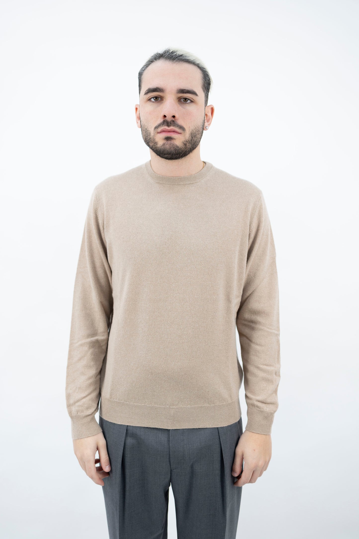 GIROCOLLO LANA&CASHMERE SABBIA GC1ML WC12R 061 Filippo De Lurentiis