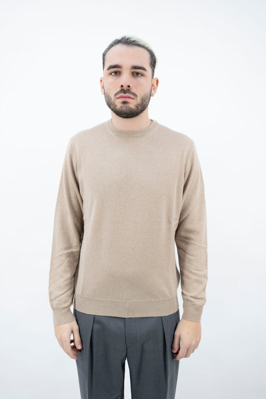 GIROCOLLO LANA&CASHMERE SABBIA GC1ML WC12R 061 Filippo De Lurentiis