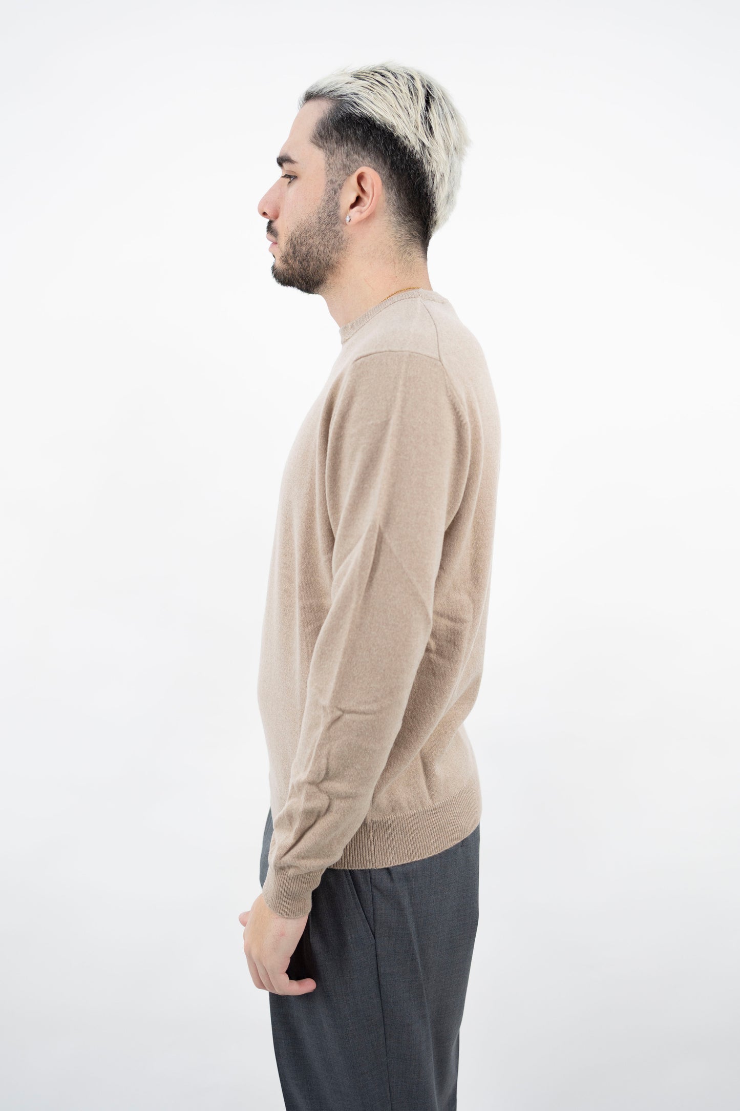 GIROCOLLO LANA&CASHMERE SABBIA GC1ML WC12R 061 Filippo De Lurentiis