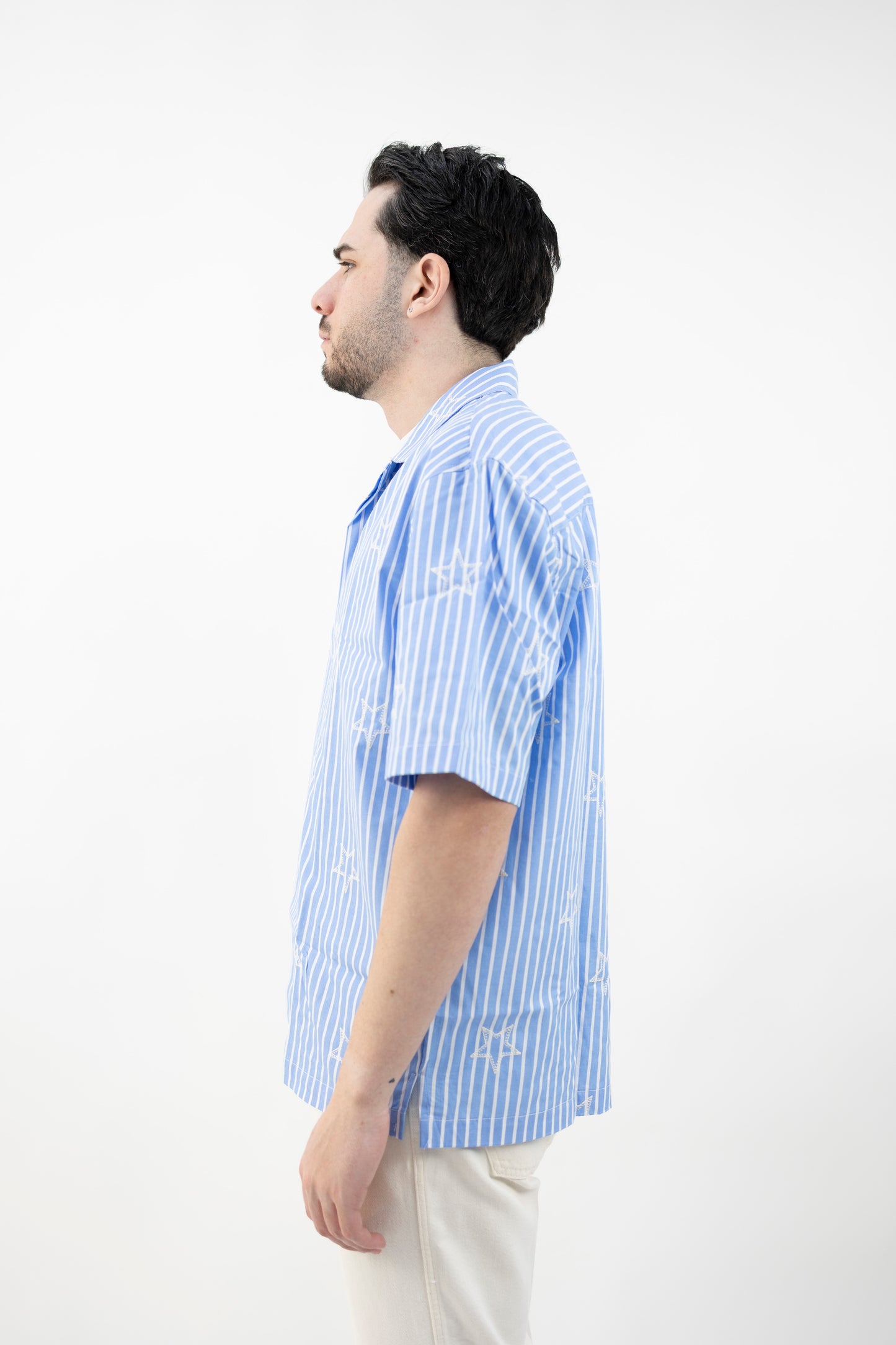 CAMICIA BOWLING CON RICAMI VINCENT/3K080 R151 New York Resident