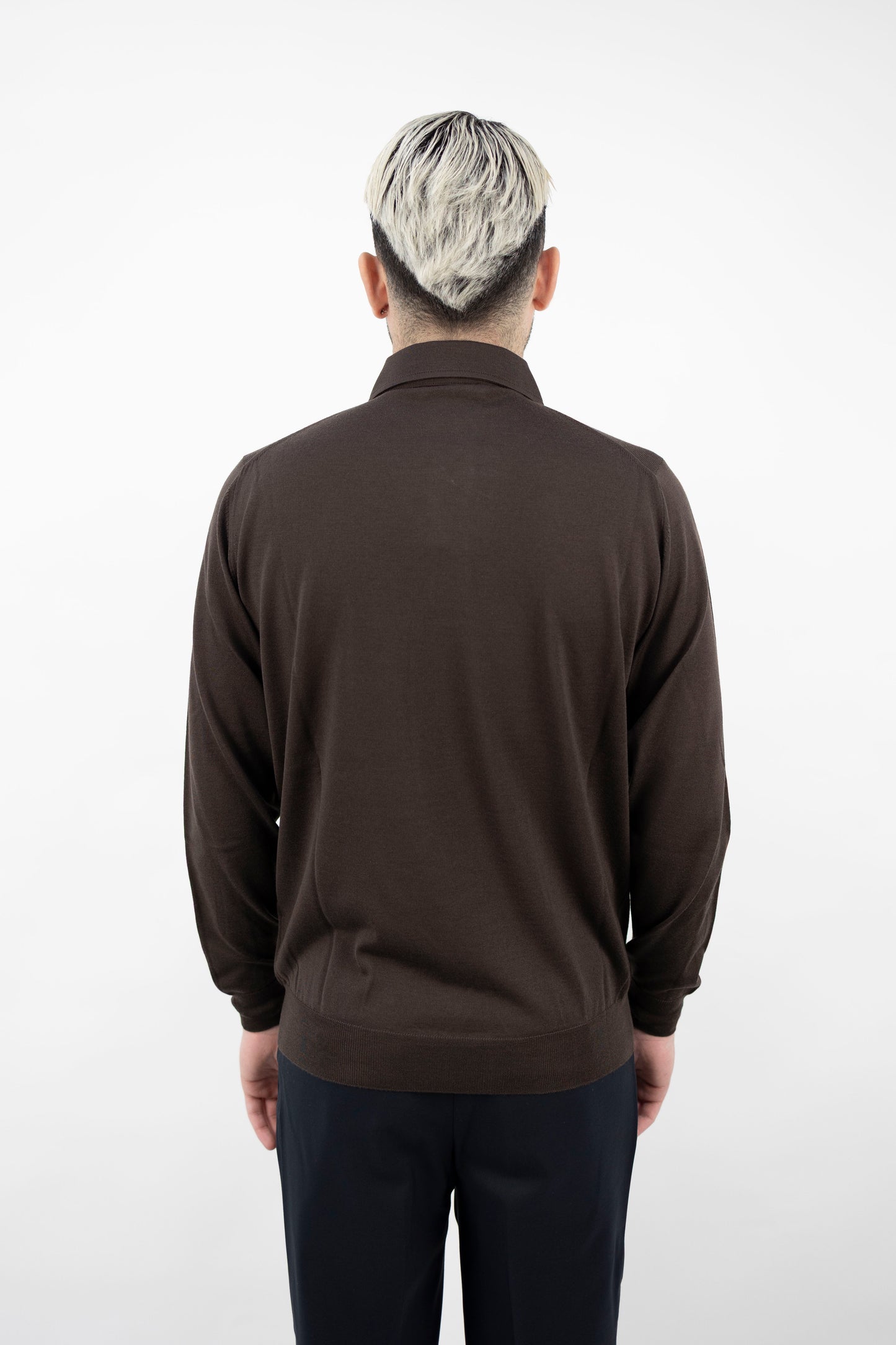 POLO CIOCCOLATO LANA SUPER FINEPL1MLPAR/RM16R 280 Filippo De Lurentiis